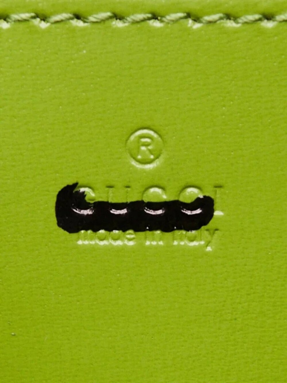 Gucci Green Leather/Canvas Crystal GG Jackie 1961 Mini Bag - Picture 10 of 11